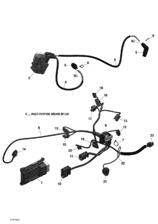 10- Engine Harness And Electronic Module _51R1423
