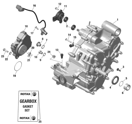 01- ROTAX - GearBox And Components