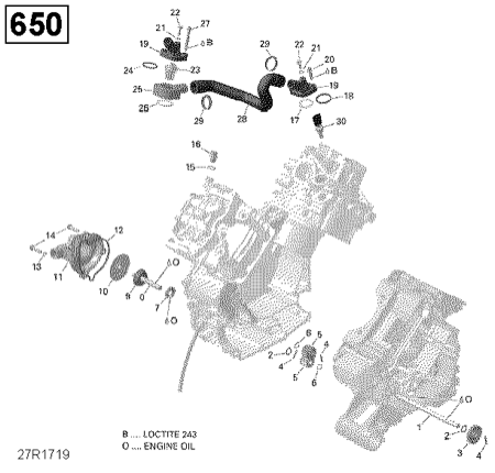 01- Engine Cooling - 650 EFI