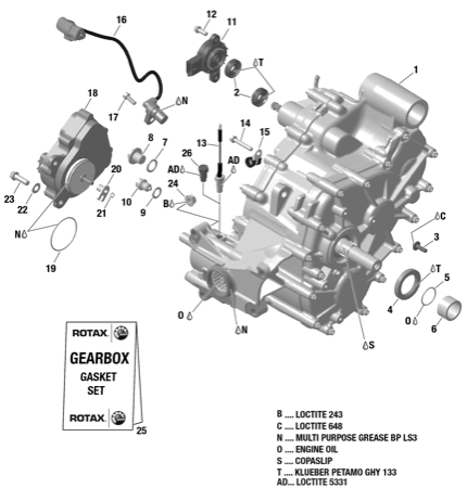 01- Gear Box And Components - 420686565 - XXC - STD