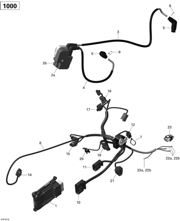 10- Engine Harness And Electronic Module Outlander MAX_51R1515