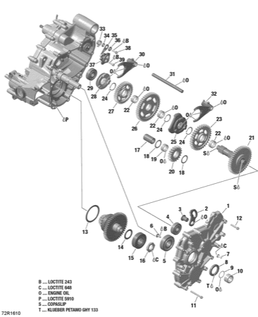 01- Gear Box and Components - GBPS - 6x6