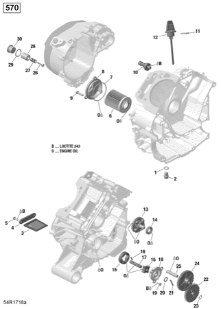 01- Rotax - Engine Lubrication - 570 EFI