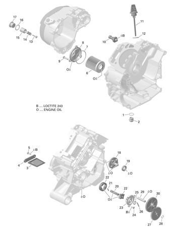 01- Engine Lubrication Version 1 Except North Edition