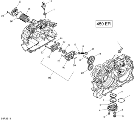 01- Engine Lubrication - 450 EFI