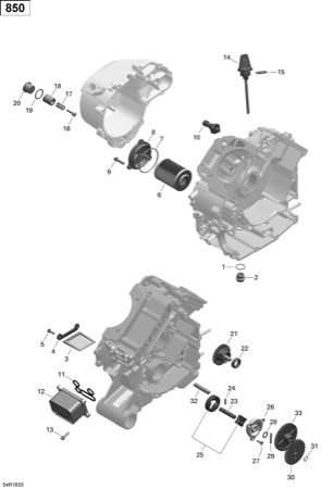 01- Engine Lubrication - 850 EFI