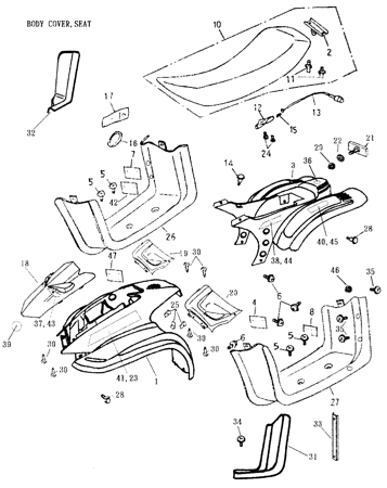 09- Body Cover, Seat