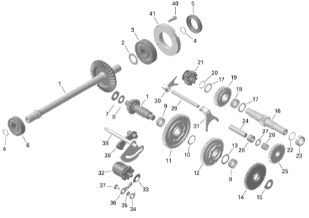 01- Rotax - Gear Box And Components - 1