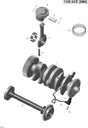 01- Crankshaft, Pistons And Balance Shaft _02R1537