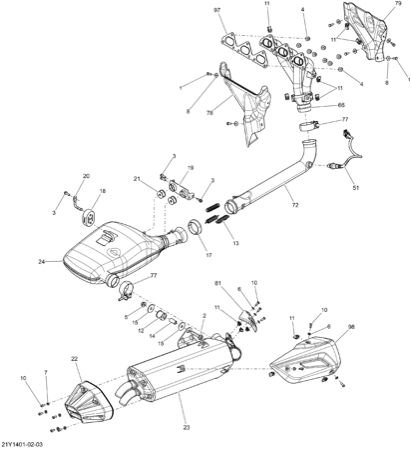 01- Exhaust System _21Y1403