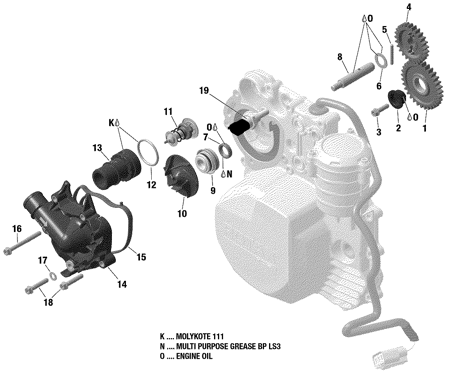 01 ROTAX - Cooling - Engine - 600 ACE