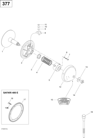 05- Drive Pulley, 400