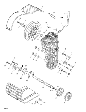 05- Drive Axle, Track And Belt Guard