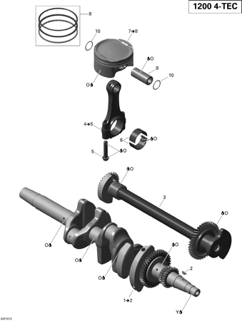 01- Crankshaft, Pistons And Balance Shaft