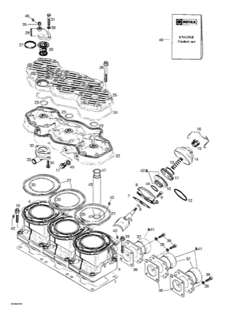 01- Cylinder, Exhaust Manifold