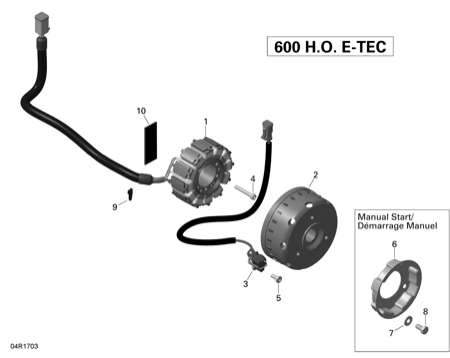 10- Electric - Magneto - 600HO E-TEC