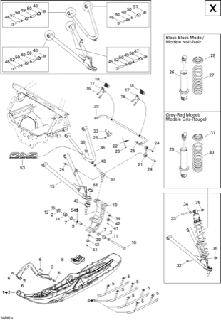 07- Front Suspension And Ski X