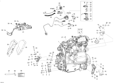 01- Engine And Engine Support - 1200 4-TEC