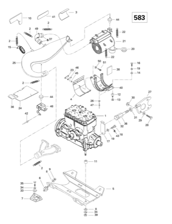 01- Engine Support And Muffler (583)
