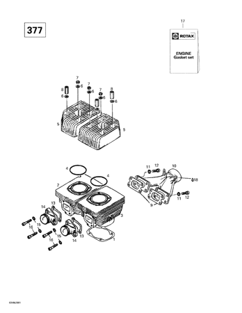 01- Cylinder, Intake Exhaust Manifold (377)