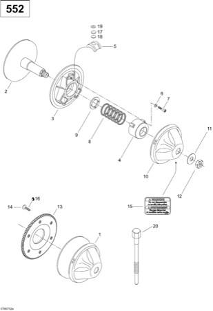 05- Drive Pulley 550