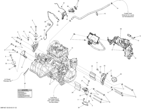 01- Engine And Engine Support _08M1427