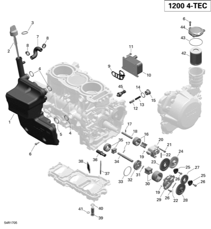 01- Engine Lubrication - 1200iTC 4-TEC