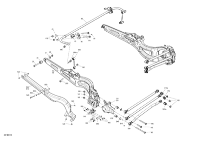 05- Suspension - Rear Components - 64 Inches Width