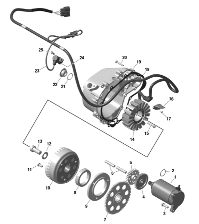 01- Rotax - Magneto And Electric Starter