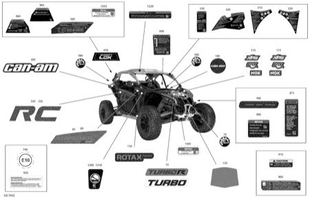 09- Decals - Turbo R - Package XRC - International