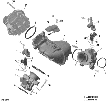 02- Air Intake Manifold And Throttle Body - HD10