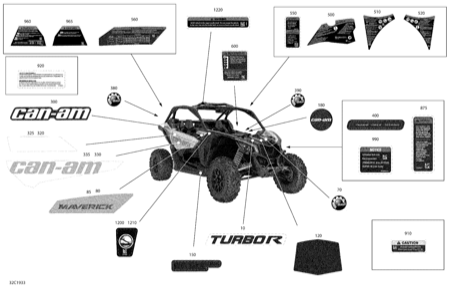 09- Decals - Turbo R - Package STD - International
