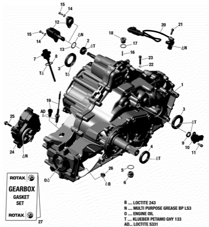 05- Gear Box And Components - 420686758 - BASE